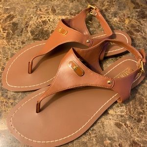 Ralph Lauren- Camel Sandal -size 9.5